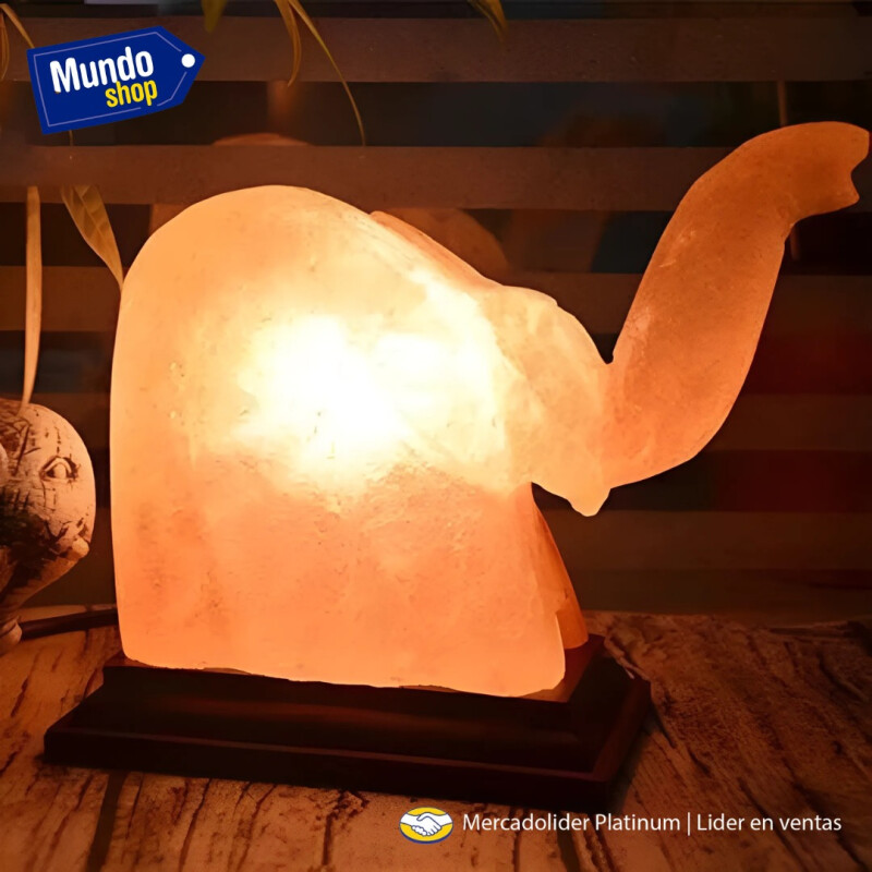Lampara De Sal Elefante Himalaya Feng Shui Decorativa Zen Lampara De Sal Elefante Himalaya Feng Shui Decorativa Zen