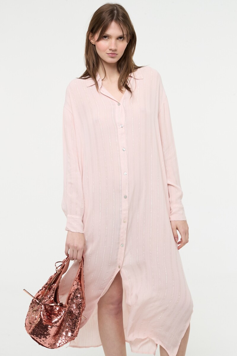 CAMISA LARGA Rosa