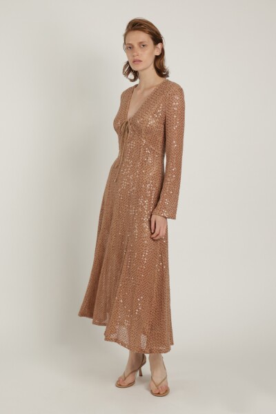 VESTIDO SARAI Camel