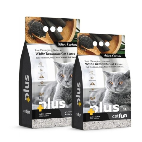 Arena Sanitaria Cat Fun 5 lts. Carbón Activado Arena Sanitaria Cat Fun 5 lts. Carbón Activado