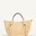 Cartera de gamuza Daily Beige