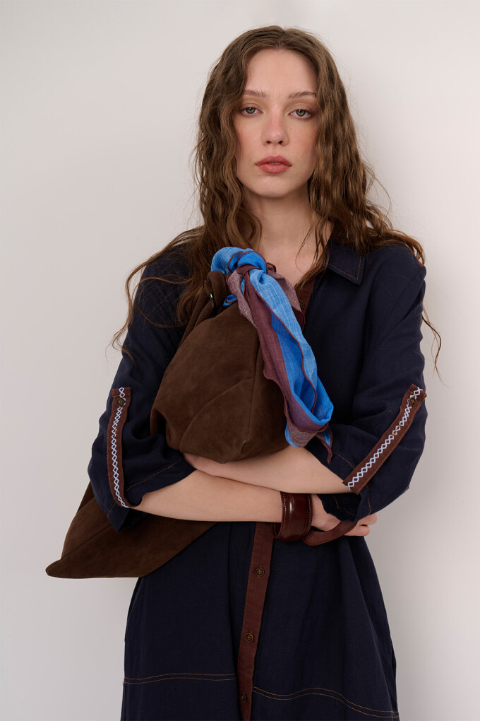 VESTIDO CHEMISE AZUL