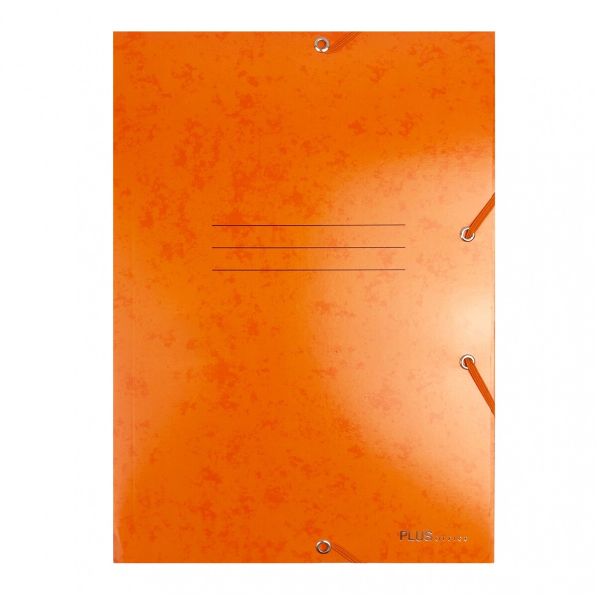 Carpeta con Elástico Plus Office - Naranja 