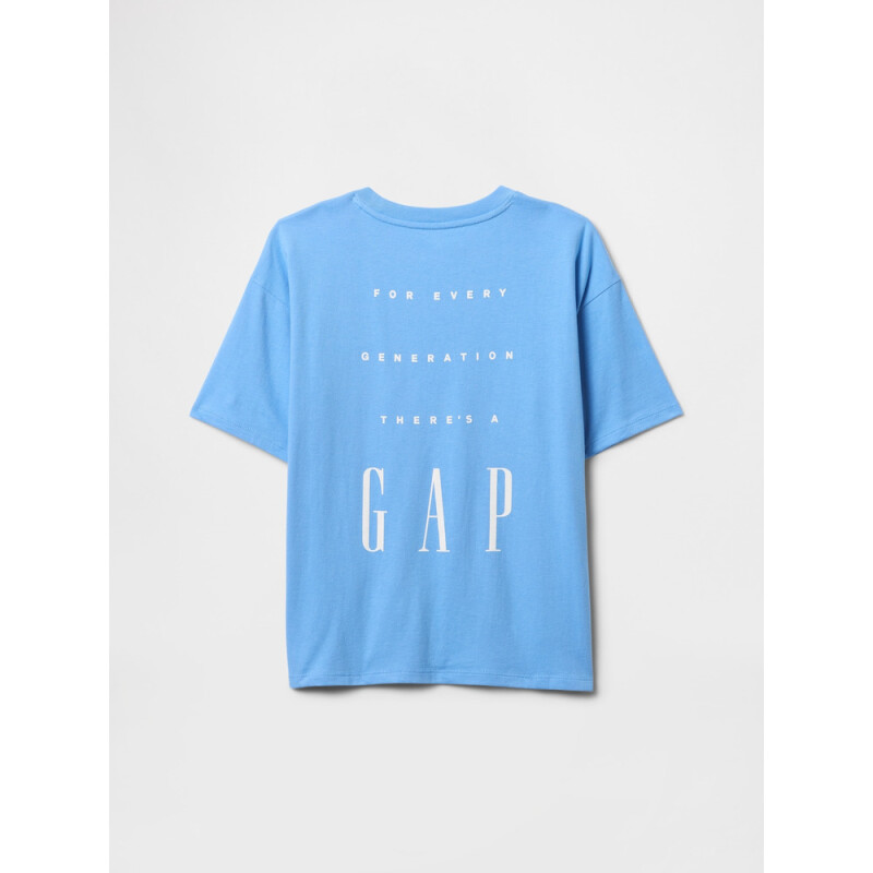 JPN SS 80S LOGO TEE UNION BLUE 2