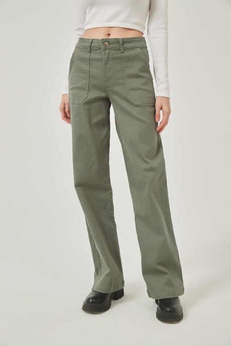 Pantalon Ergu Verde Militar