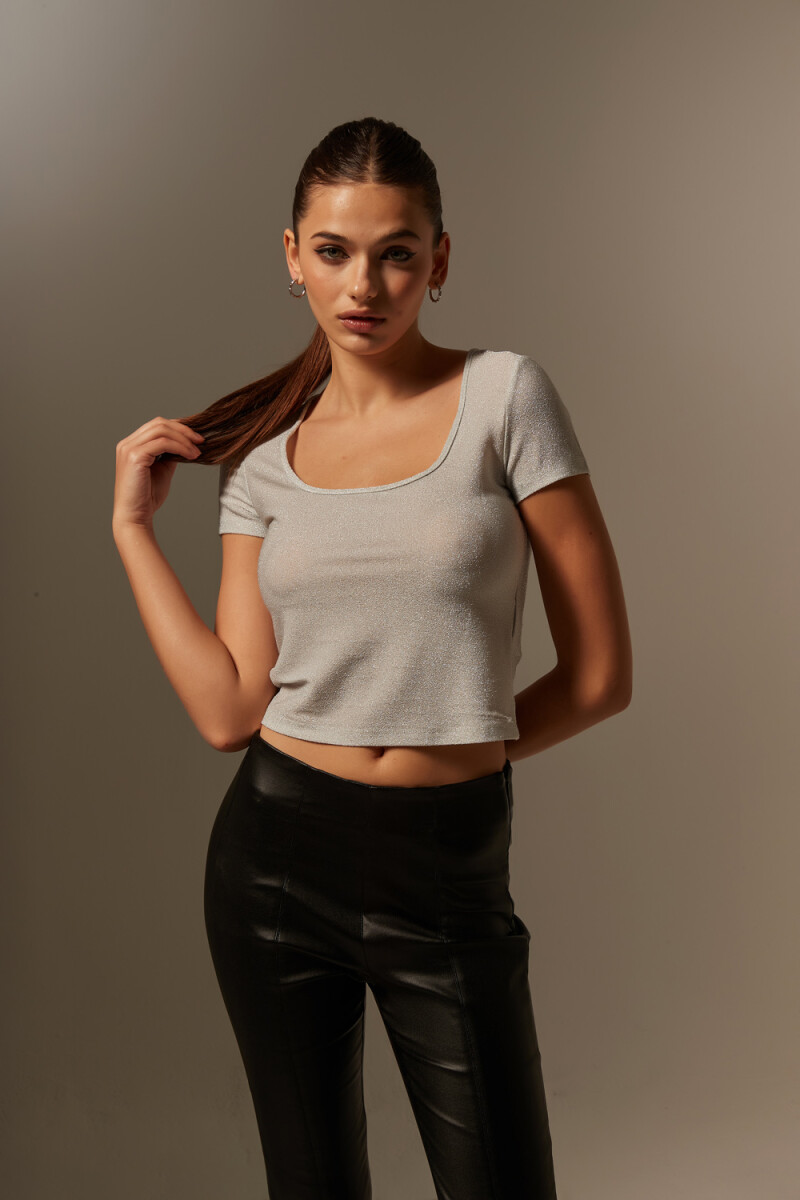 Tops Shamir - Plateado 