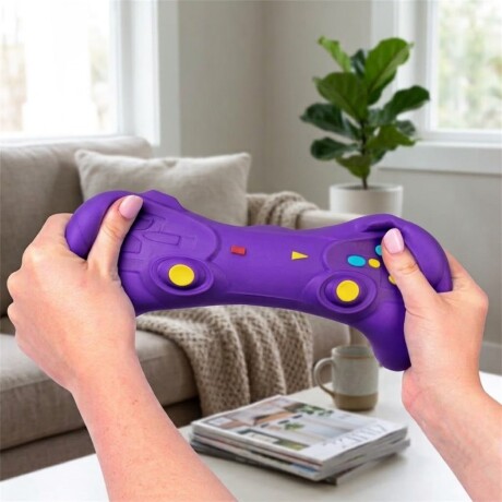 AMANSALOCO SQUISHY DISEÑO JOYSTICK COLOR VIOLETA AMANSALOCO SQUISHY DISEÑO JOYSTICK COLOR VIOLETA