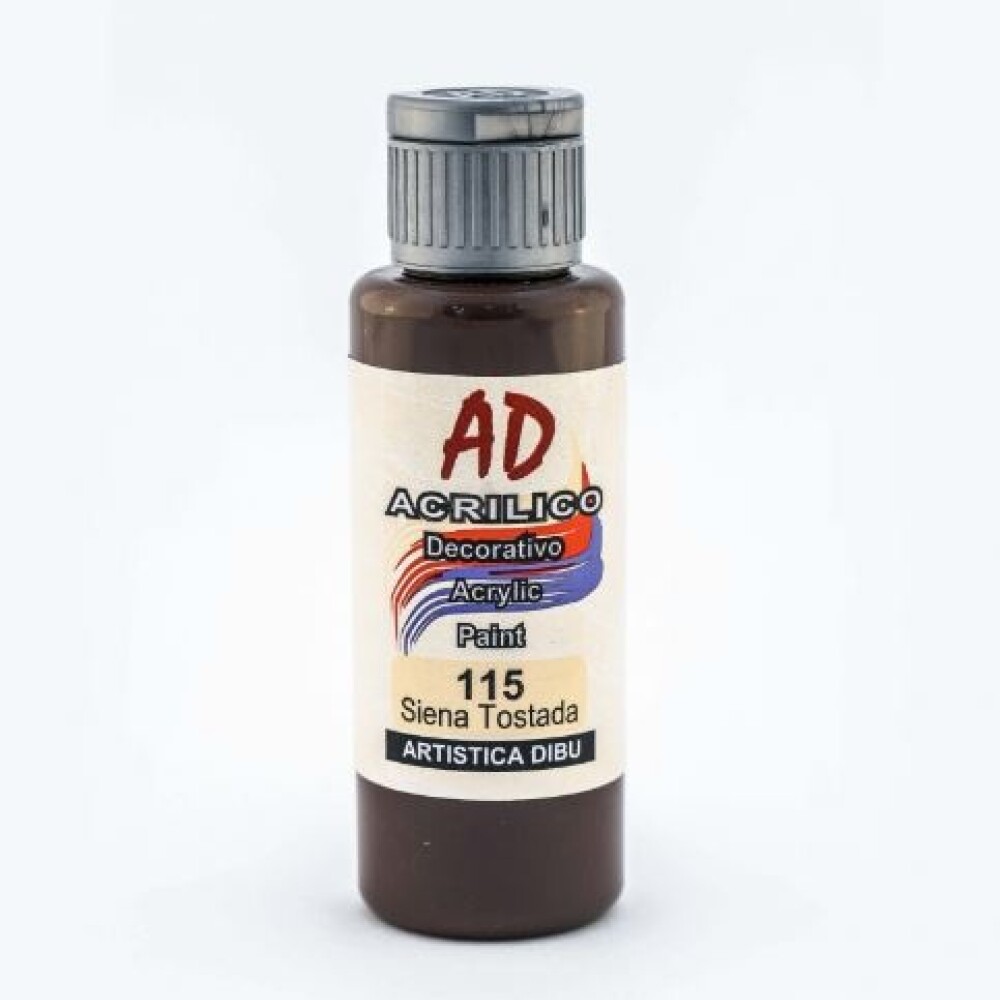 Acrílico Decorativo Ad 60 Ml Siena Tostada #Acrílico Decorativo Ad 60 Ml Siena Tostada