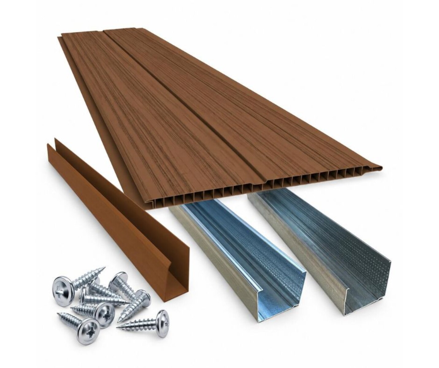 Kit cielorraso PVC 4,00x3,00m - marron 