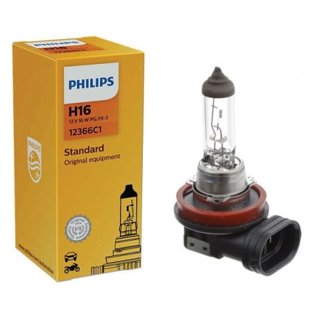 LAMPARA - H16 12V 19W PGJ129-3 PHILIPS LAMPARA - H16 12V 19W PGJ129-3 PHILIPS