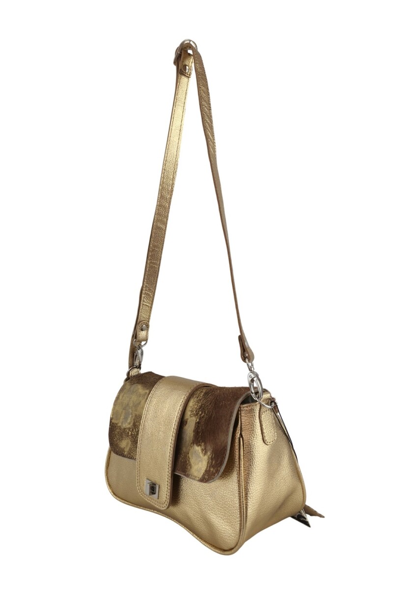Cartera bandolera Dorado