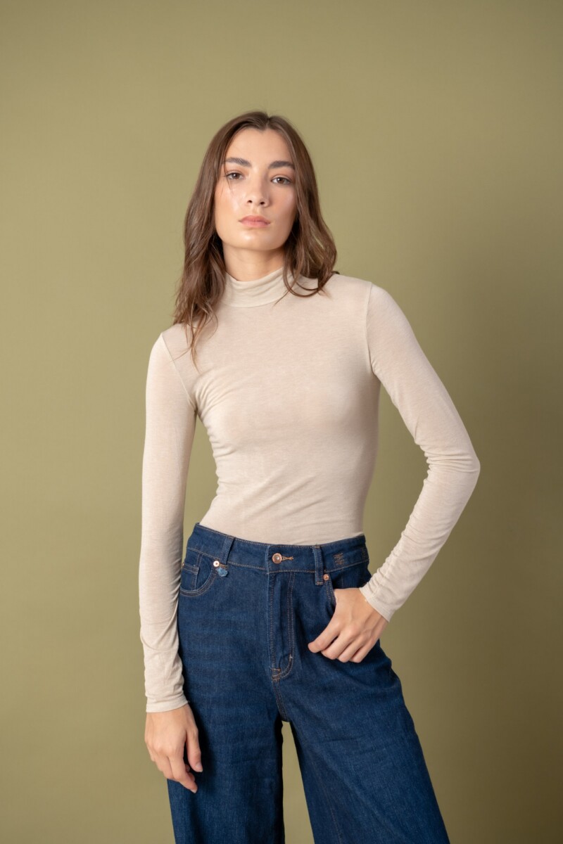 Polera Cashmere Blend - Beige 