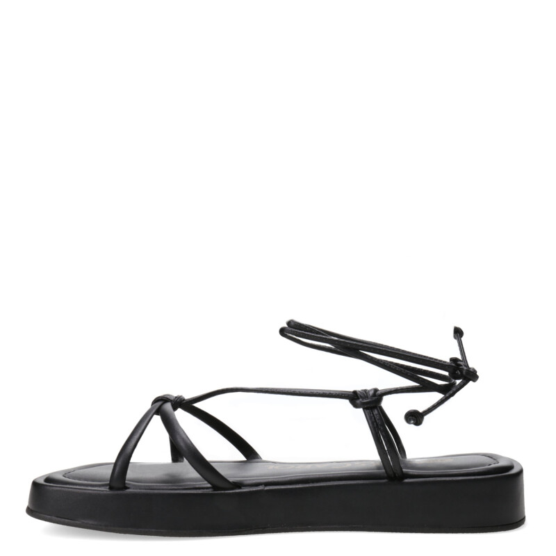 Sandalias de Mujer Miss Carol SINF con tiras para atar Negro
