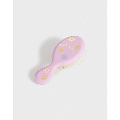 Cepillo De Pelo Con Estampa Unbothered Combinacion Multicolor