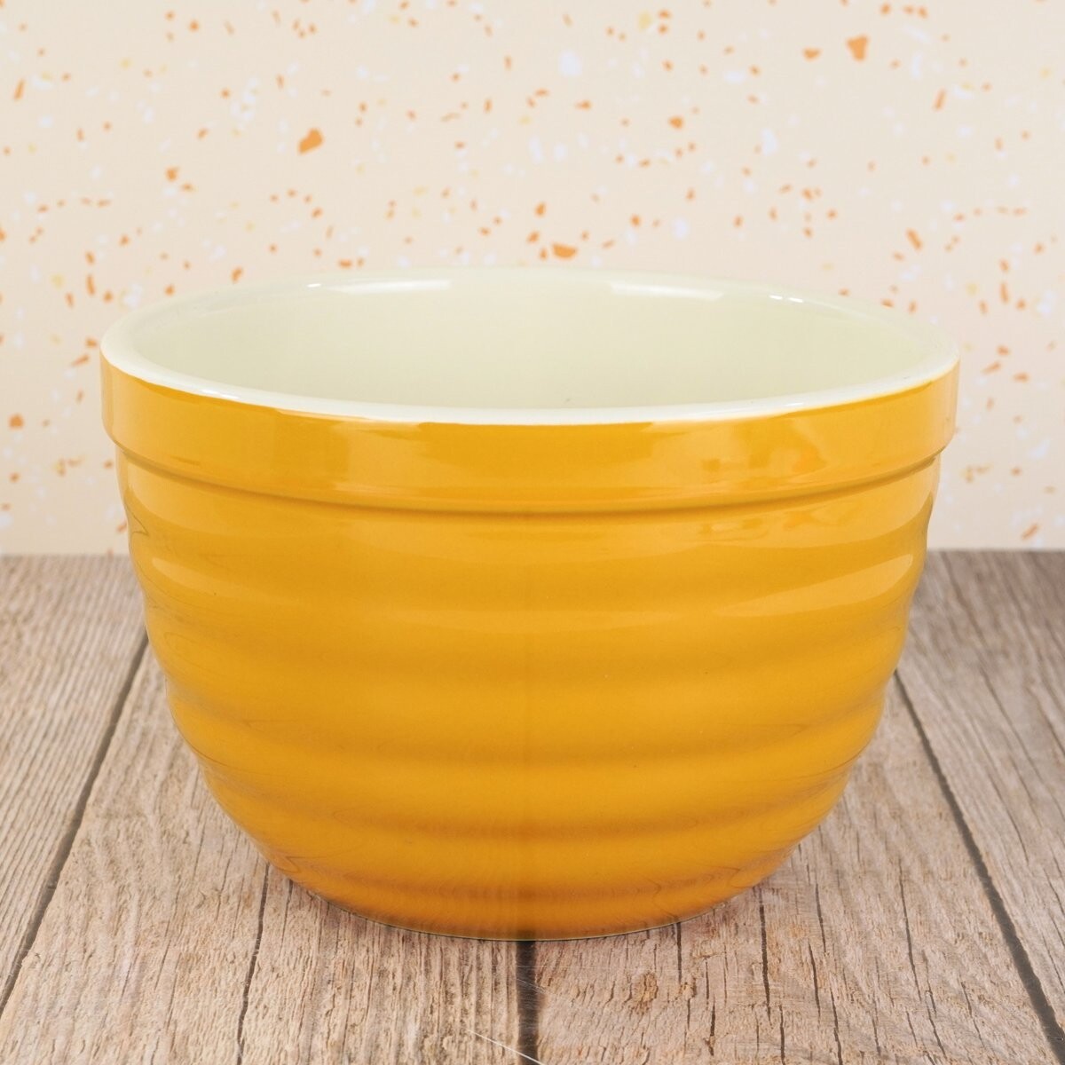 Bowl de ceramica labrado de color 