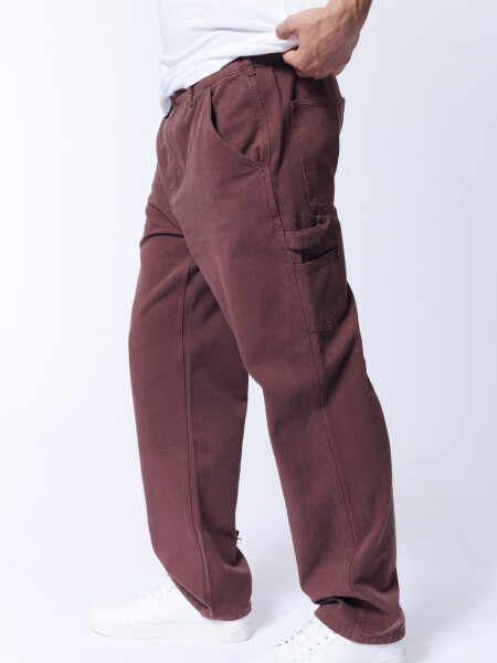 Pantalón carpintero Marrón