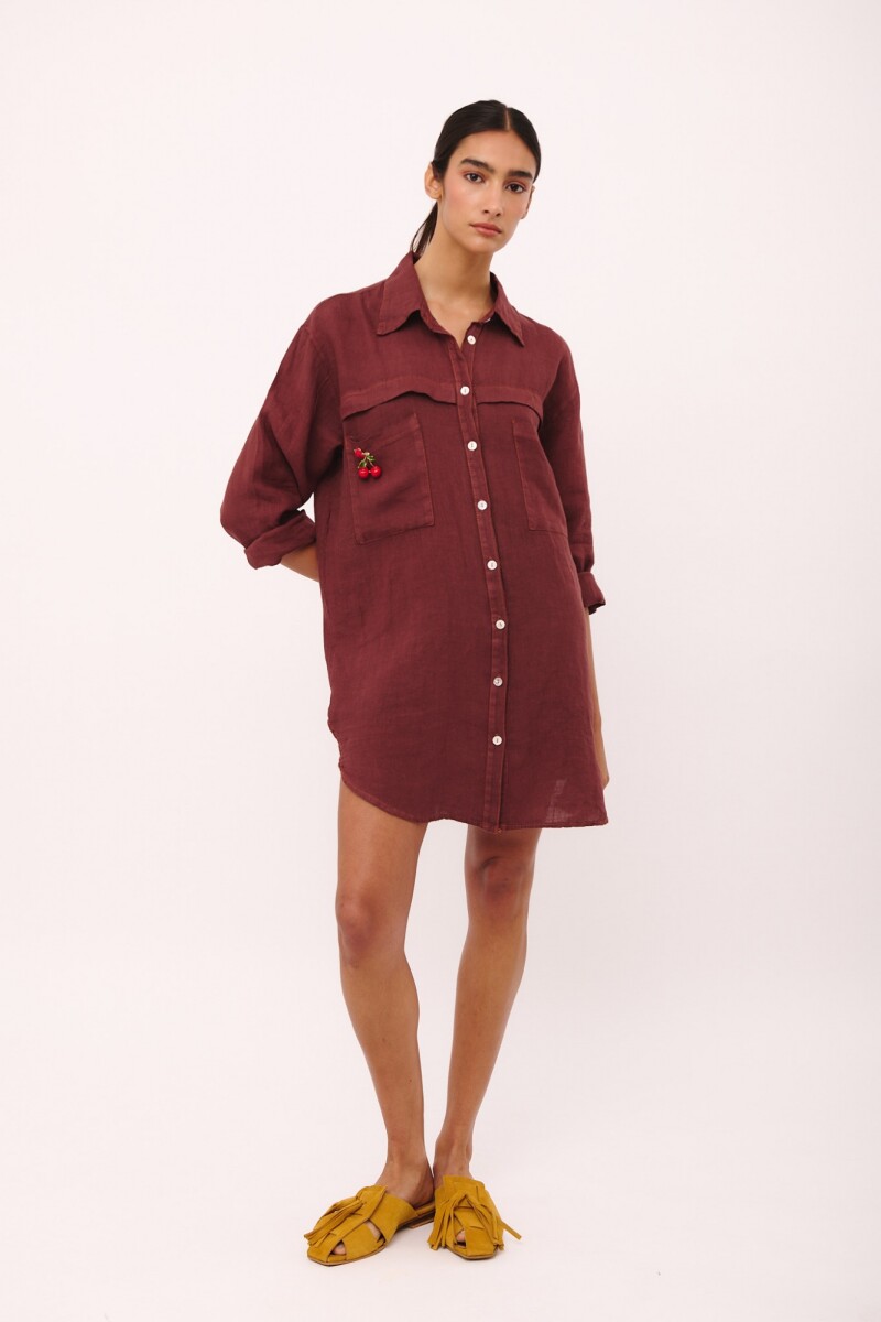 CAMISA MEN MORANGO - Chocolate 