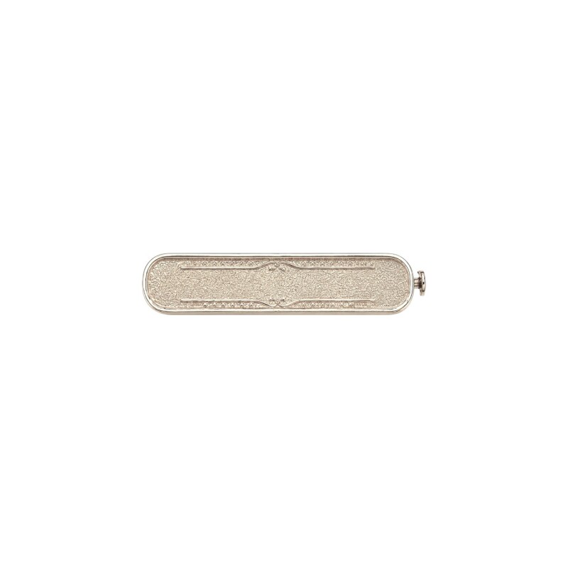 Prendedor rectangular - Plata 925 - PRE000052 sinpiedra