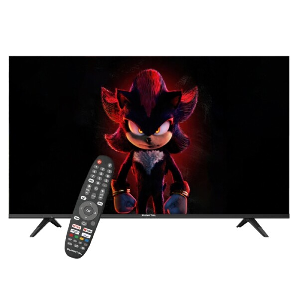 PANTALLA LED 32" SMART HD - WOS – WIFI – SINTONIZADOR - NETFLIX - Y/TUBE negro