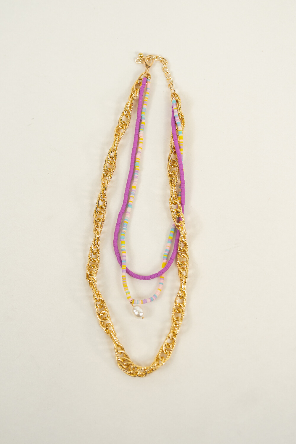 Collar Multicolor Estampado 1