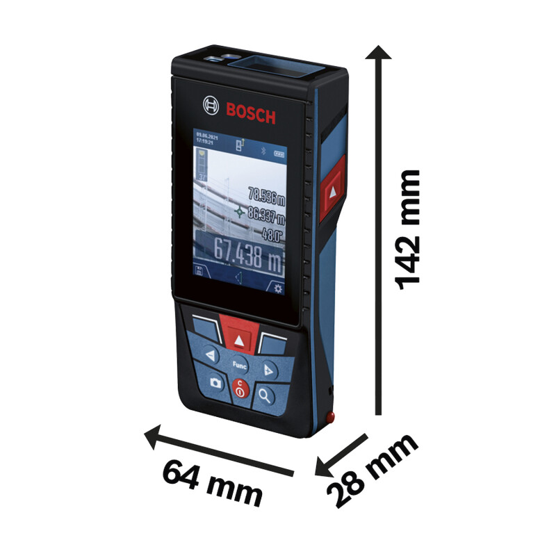 Medidor Láser Bosch GLM 150-27 C alcance 150 m con Bluetooth 2 años / Bosch Unica