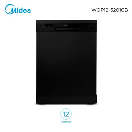 Lavavajillas Midea 12 Cubiertos Negro WQP12-5201CB