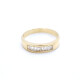 Anillo Medio Sin Fin En Oro 18K Y Brillantes Anillo Medio Sin Fin En Oro 18K Y Brillantes