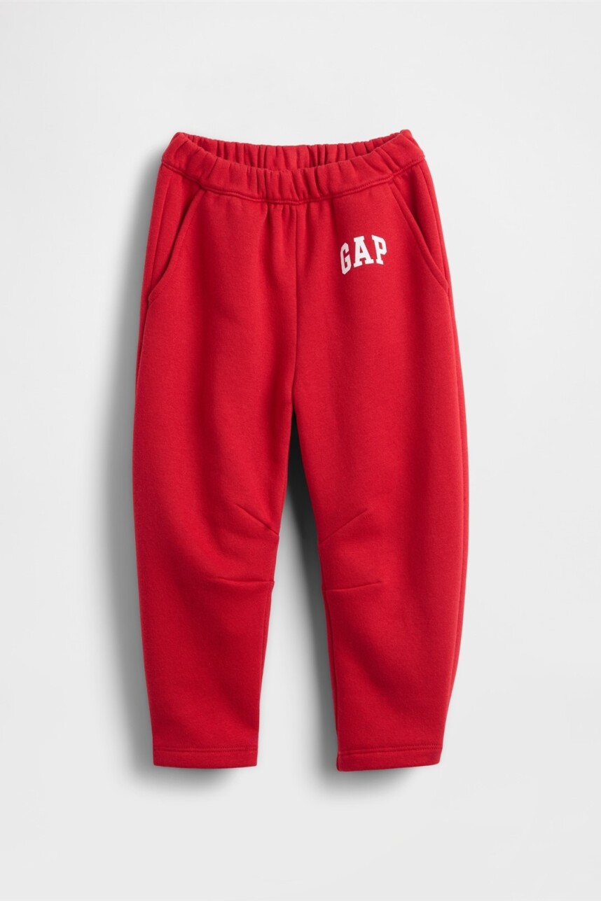 Pantalón Deportivo Logo Gap Toddler Niña Modern Red
