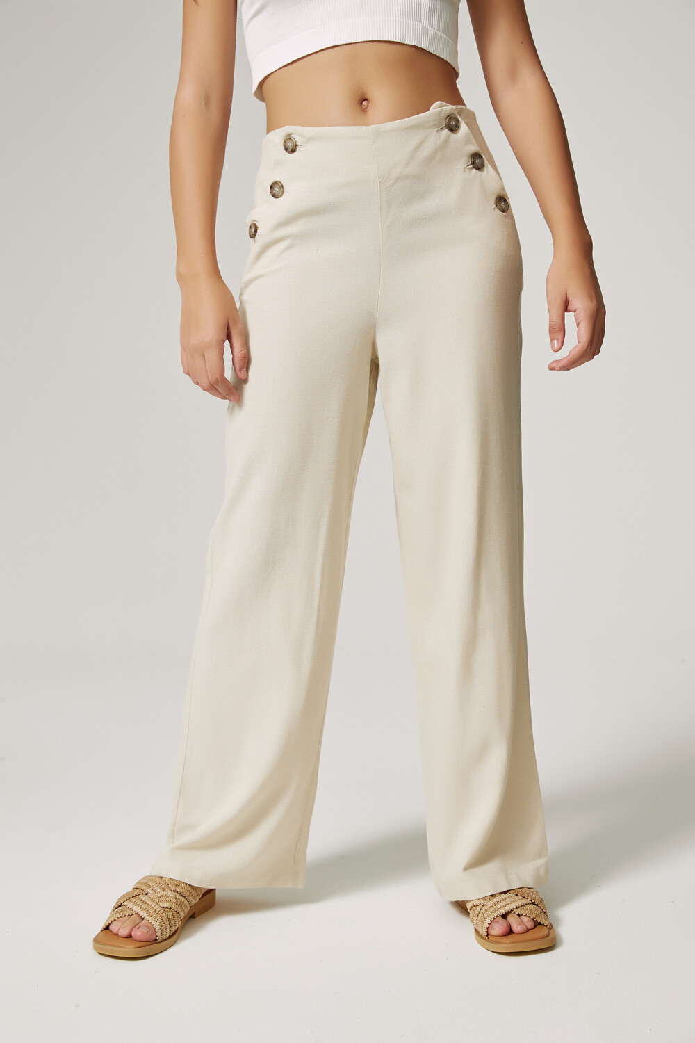 Pantalon Ophelia Beige Claro