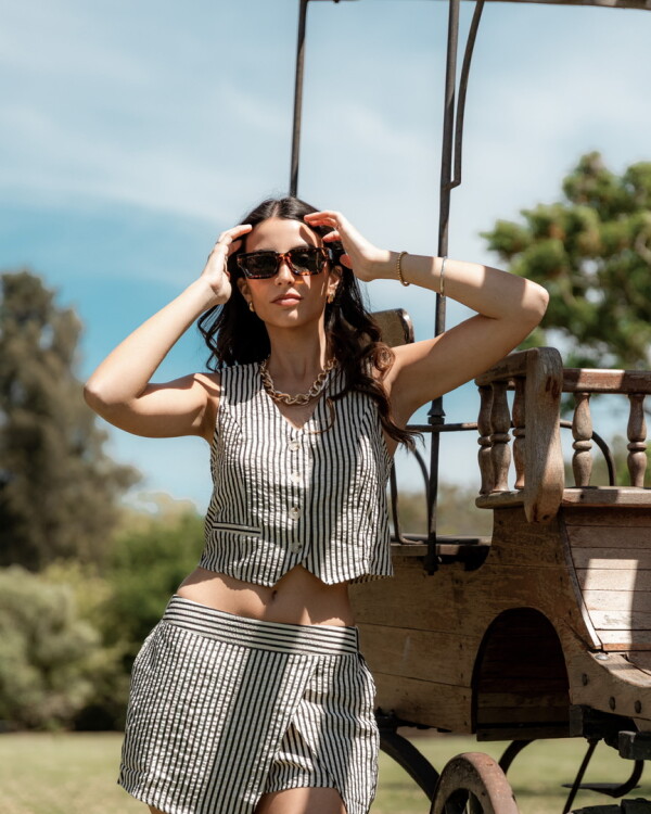 Conjunto Stripes negro