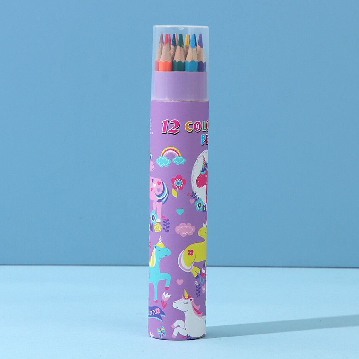 Lápices De Colores - Estuche De Unicornio X 12 