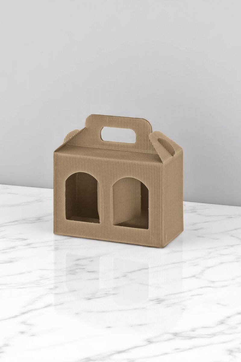 Caja corrugada 2 ventanas 17x8x12 - 35288 - AVANA 