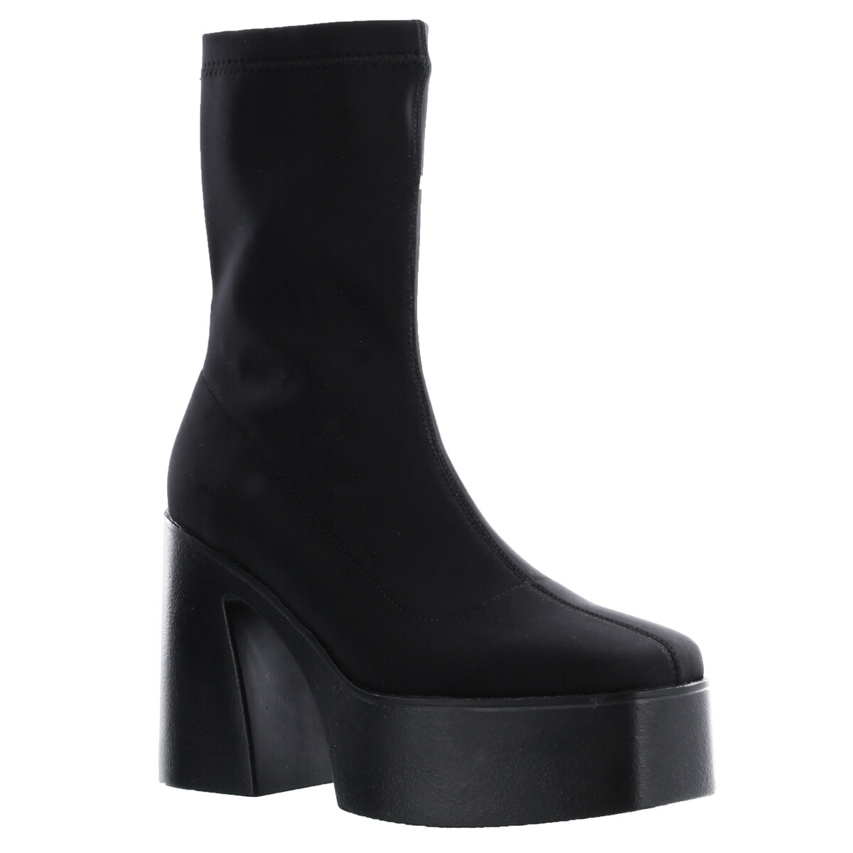 Bota de Mujer Miss Carol DALA de lycra con taco y plataforma - Negro 