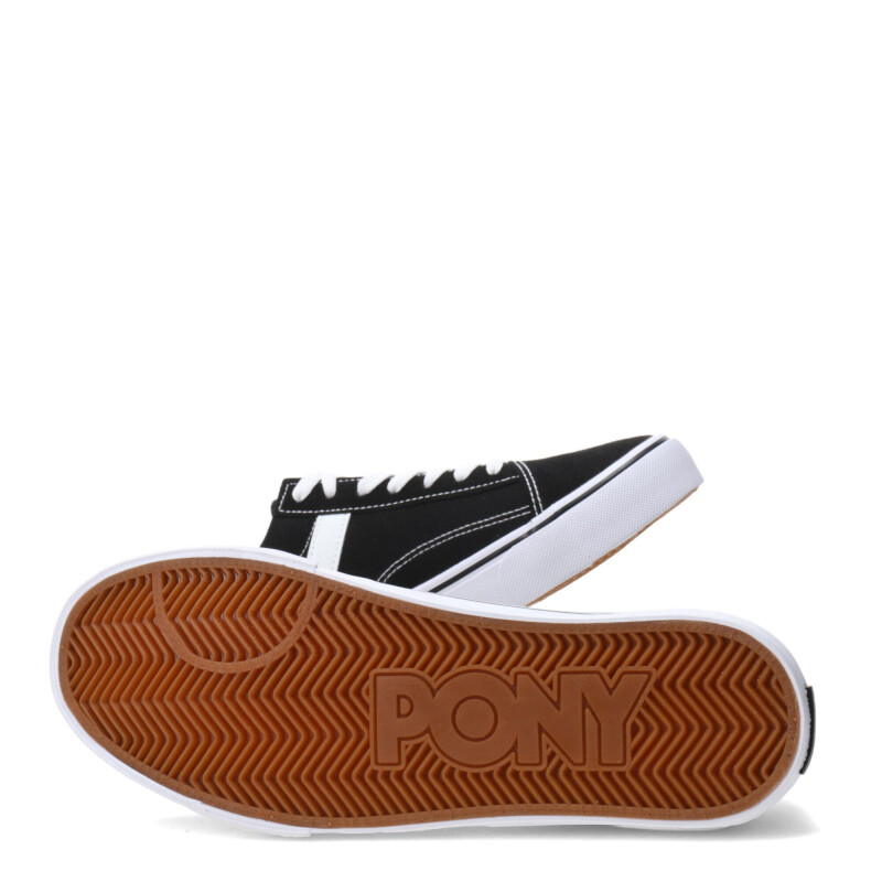 Championes Unisex PONY Casual Negro - Blanco