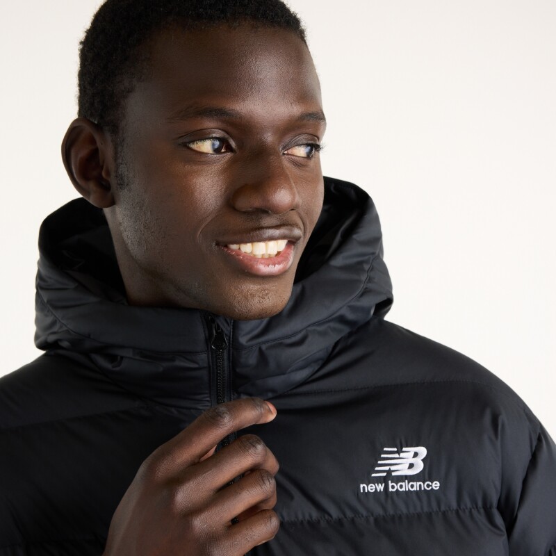 Campera New Balance de Hombre - Boston - MJ62G17OBK BLACK