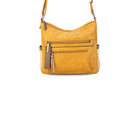 Bandolera Terranova Mostaza Arena Y Tabaco