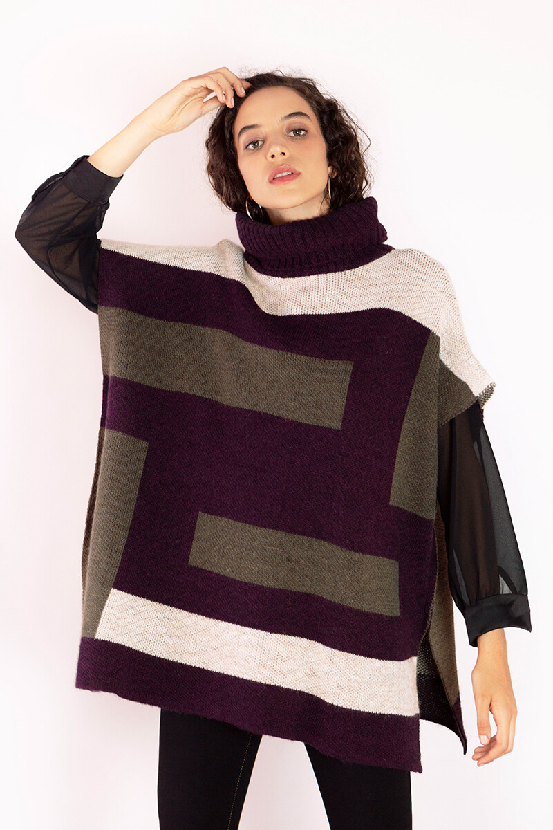Sweater Geo - Violeta 