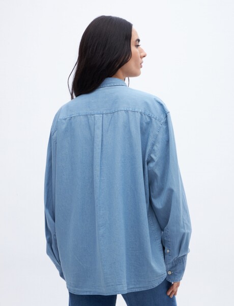 Camisa Meg Light Blue