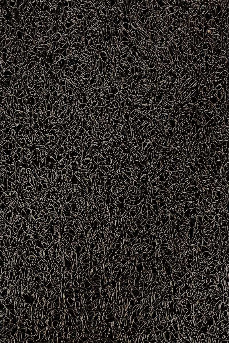 CUSHION MAT LIGHT BR FELPUDO CUSHION MAT PVC 'LIGHT BR' PTO NEGRO CON BASE ANCHO 1,20M