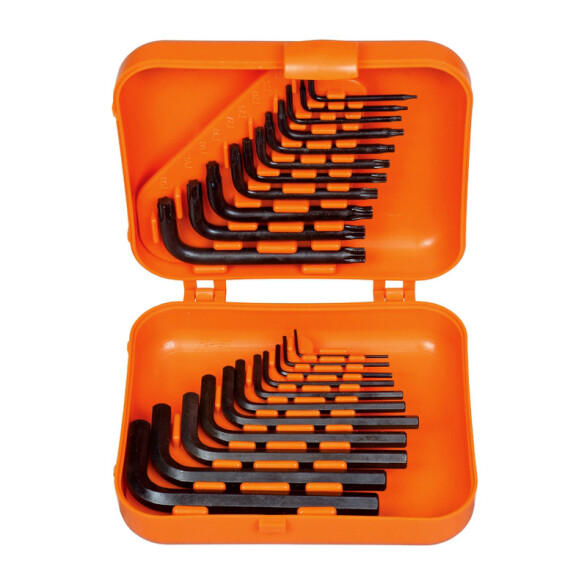 Estuche, 22 llaves tipo Allen "mm" y Torx TN2394