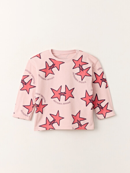 Remera estampa Rosa Pastel