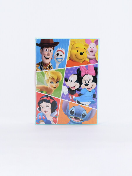 VALIJA DISNEY 100 PRINCESAS CON STICKERS GRIS