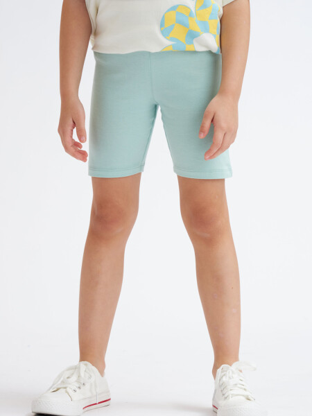 Legging liviana corta Verde Agua