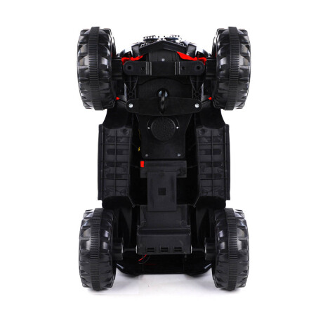 Cuatriciclo Auto A Batería Con Música Luz Sonido Usb Rojo/Negro