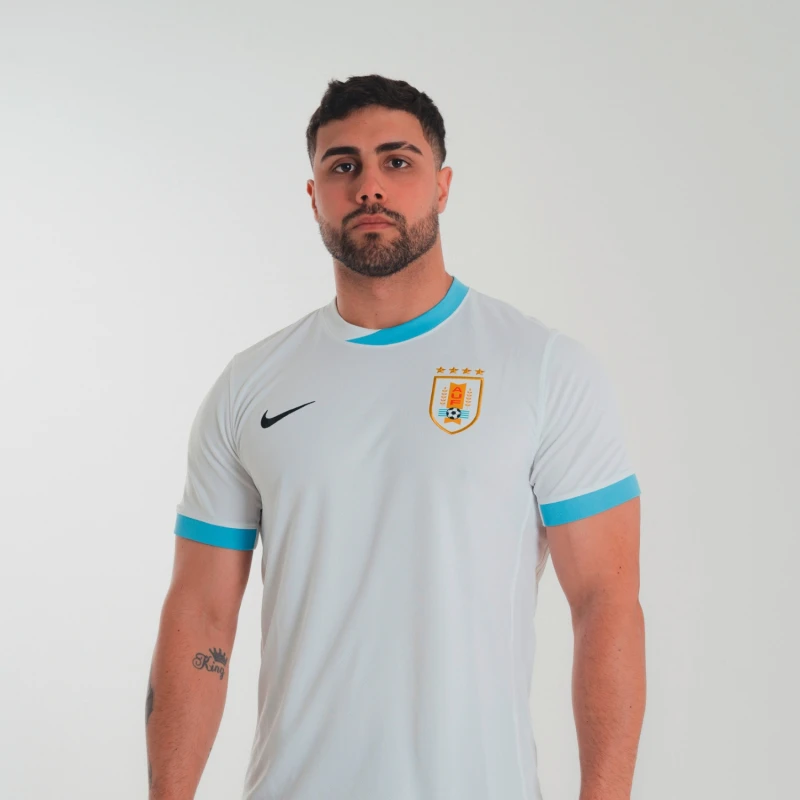 Remera Oficial Uruguay de Hombre Blanco