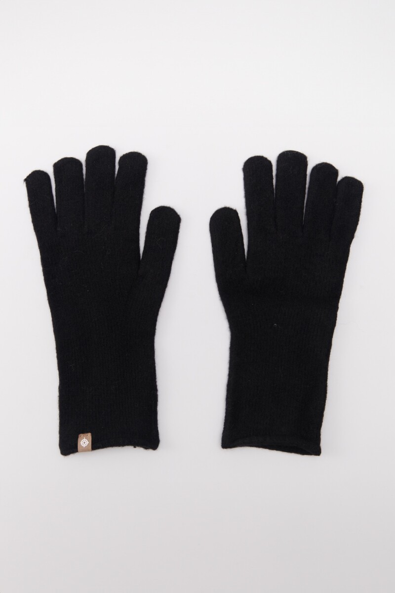 GUANTES TEJIDOS NEGRO