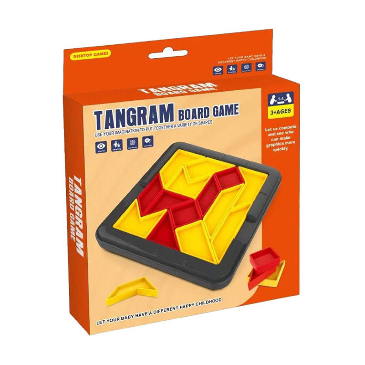 Juego de mesa didactico educativo tangram - Juego De Mesa Didactico Educativo Tangram 