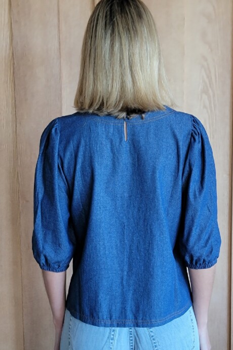 Remera Rose Denim Azul