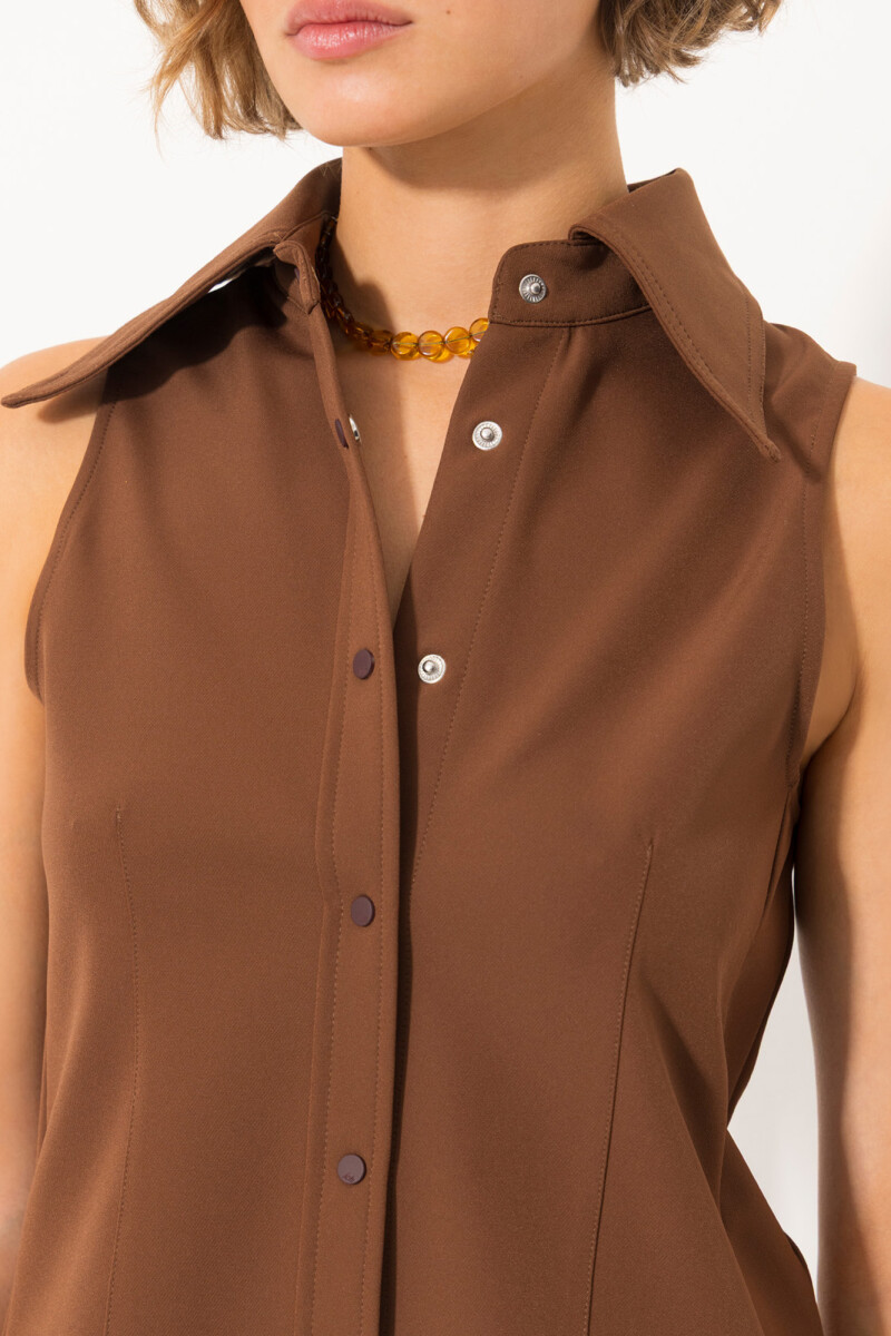 CAMISA MARTINA Marron