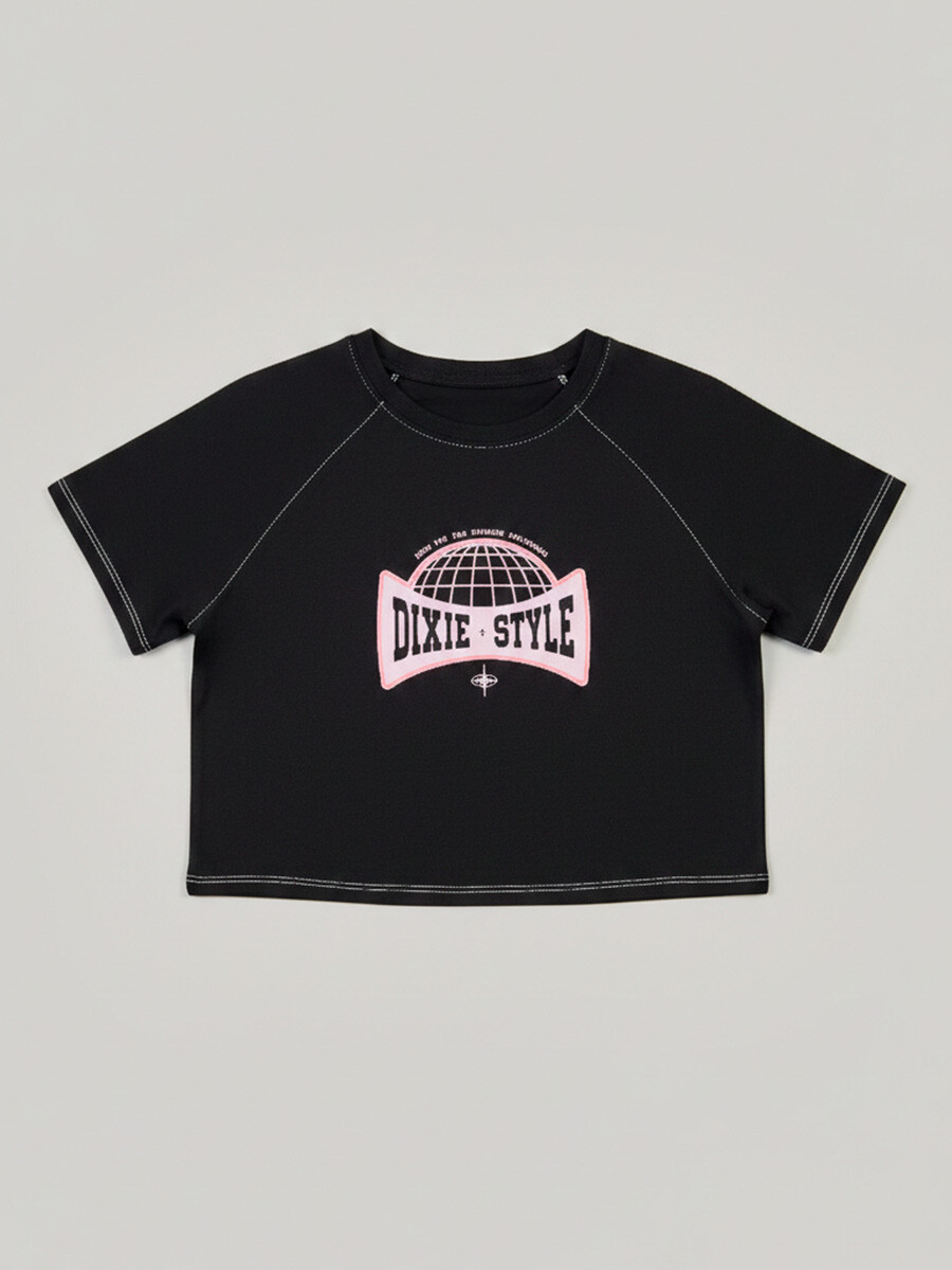 T-SHIRT CALLIE DIXIE - Negro 